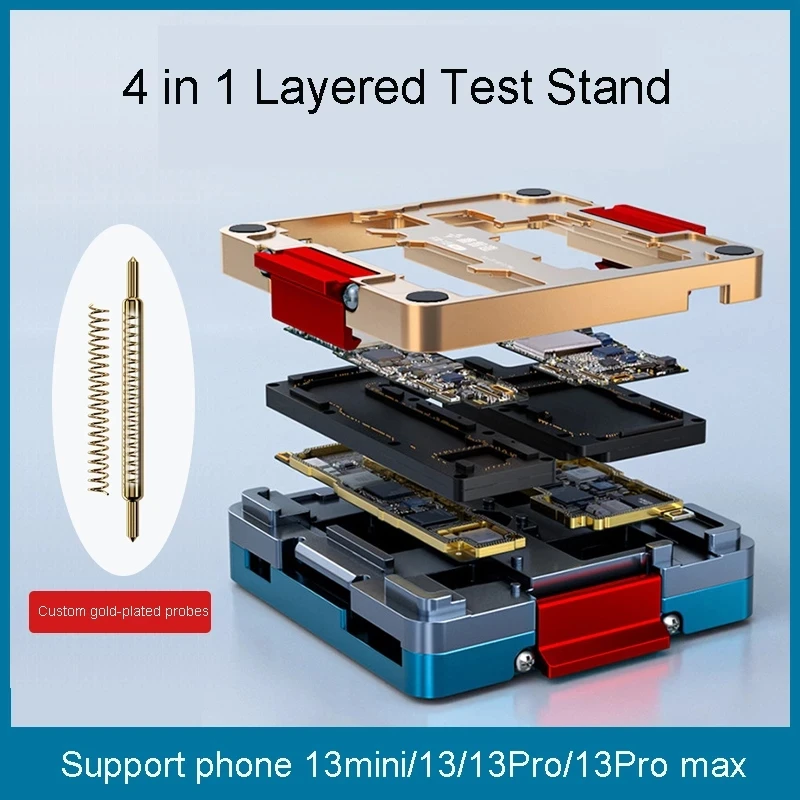 

Xinzhizao MainBoard Layered Fixture for Phone X-13 series Logic Board Function Fast Test Holder iSocket Testing Frame Jig