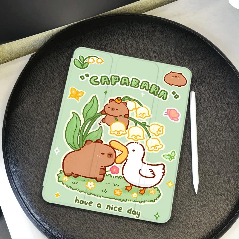 

Защитный чехол Capybara для 7, 8, 9,2 Funda Cover, чехол для iPad 5-го поколения, 9,7 дюйма, чехол для iPad 10-го поколения, чехол для iPad Air 2024