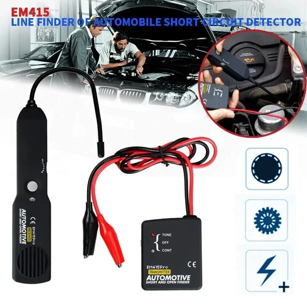 DC Cars Repair Circuit Detector Identification Car Digital Circuit Scanner Diagnostic Tool Cable Wire Short Open Finder Tester