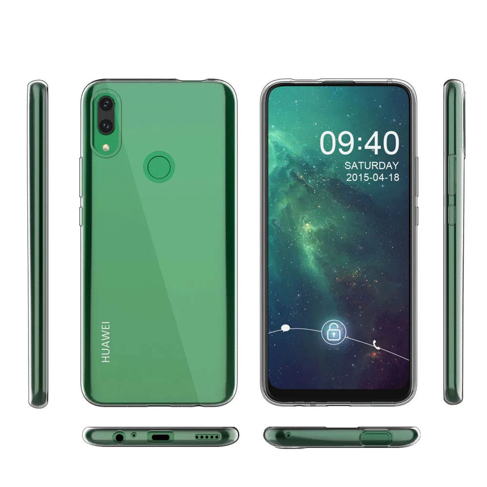 Transparent Soft TPU Case For Huawei Y6 Y5 Y7 Y9 prime 2019 Y5P Y6P Y7P Honor 8 8C 8X 8C 8S 8A 9 9A 9C 9S 10 20 Lite Clear Cases