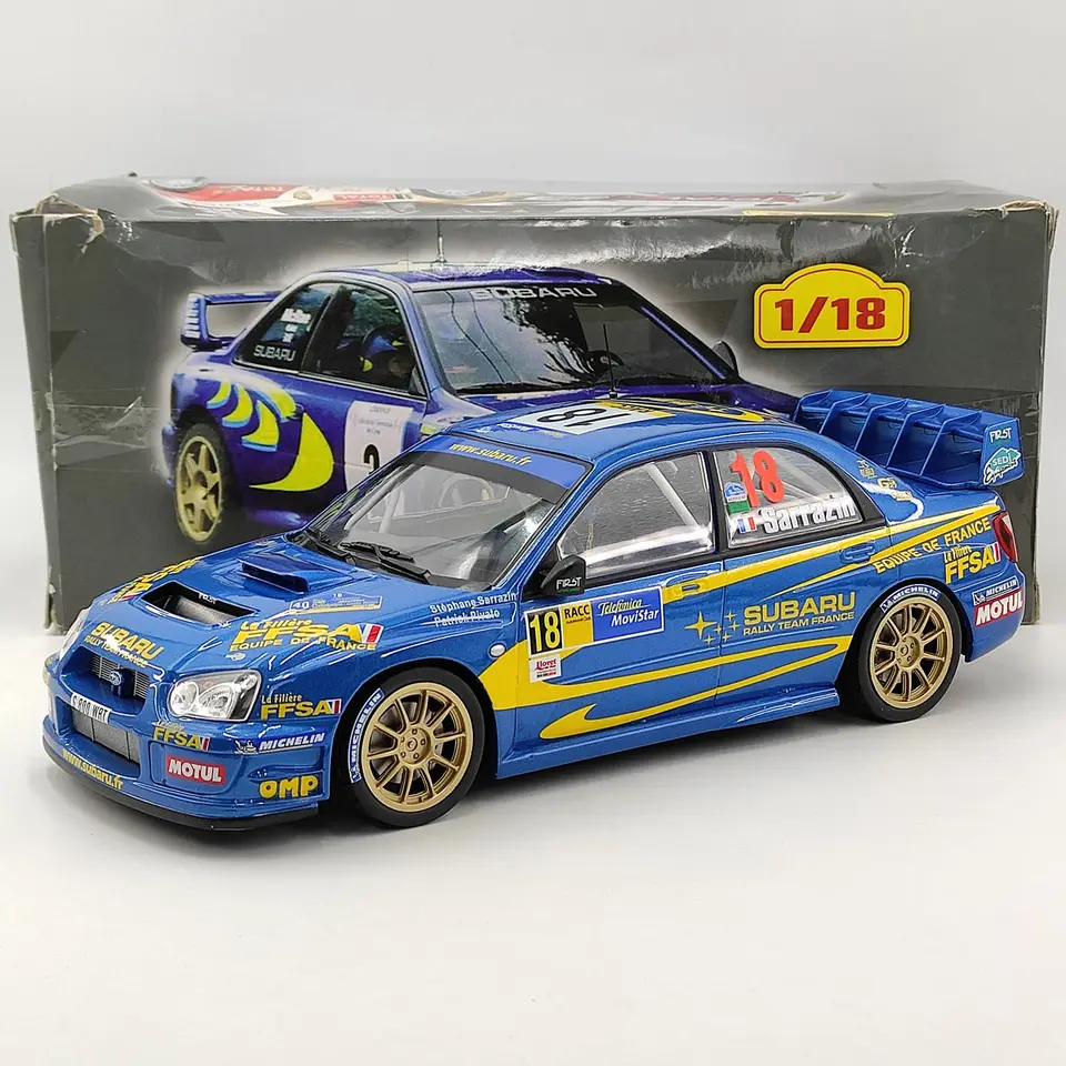 Diecast IXO 1:18 Scale Subaru Impreza S9 WRC #18 Rally Alloy Car