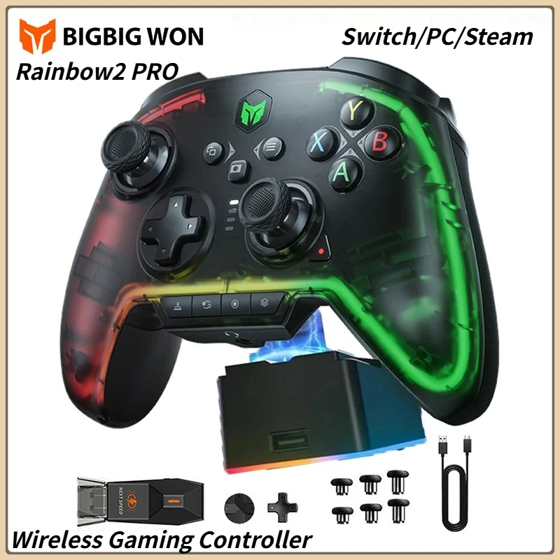 

BIGBIG WON Rainbow2 Pro Boundary Break Wireless Game Controller APEX-Ready Switch/PC/Steam Black Myth: Wukong & Call of Duty 21