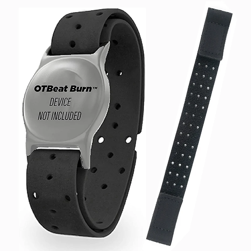 2Pcs Heart Rate Monitor Armband Replacement Straps Compatible with OTF Coospo OT Burn OXSS LIVLOV Wahoo CYCPLUS NEWBOLER Magene