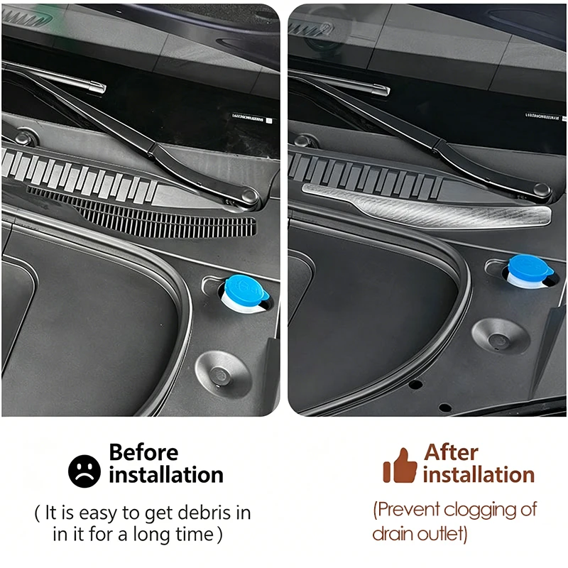 Für BYD Sealion 7 EV Sea Lion 07 2024 2025 Auto-Fronthaube Staubschutzabdeckung Filterschutzabdeckung Schutzabdeckung Lufteinlass-Zubehör – Detail 5