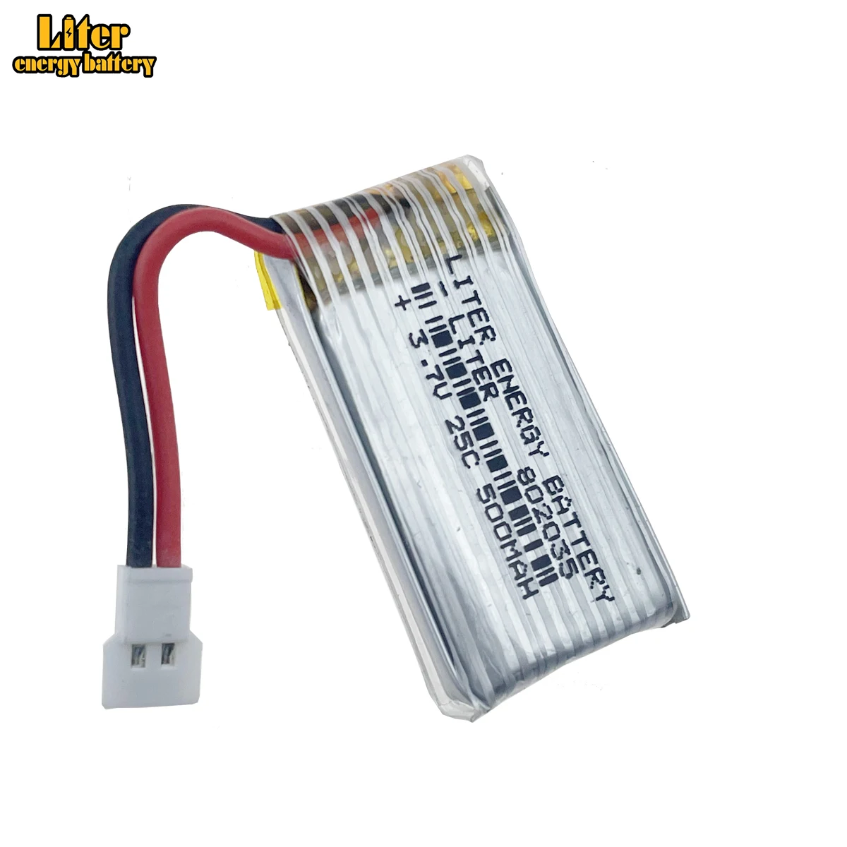 3.7V 500mAH 802035 25C polimerowa bateria litowo-lwa li-po RC bateria bezzałogowego samolotu