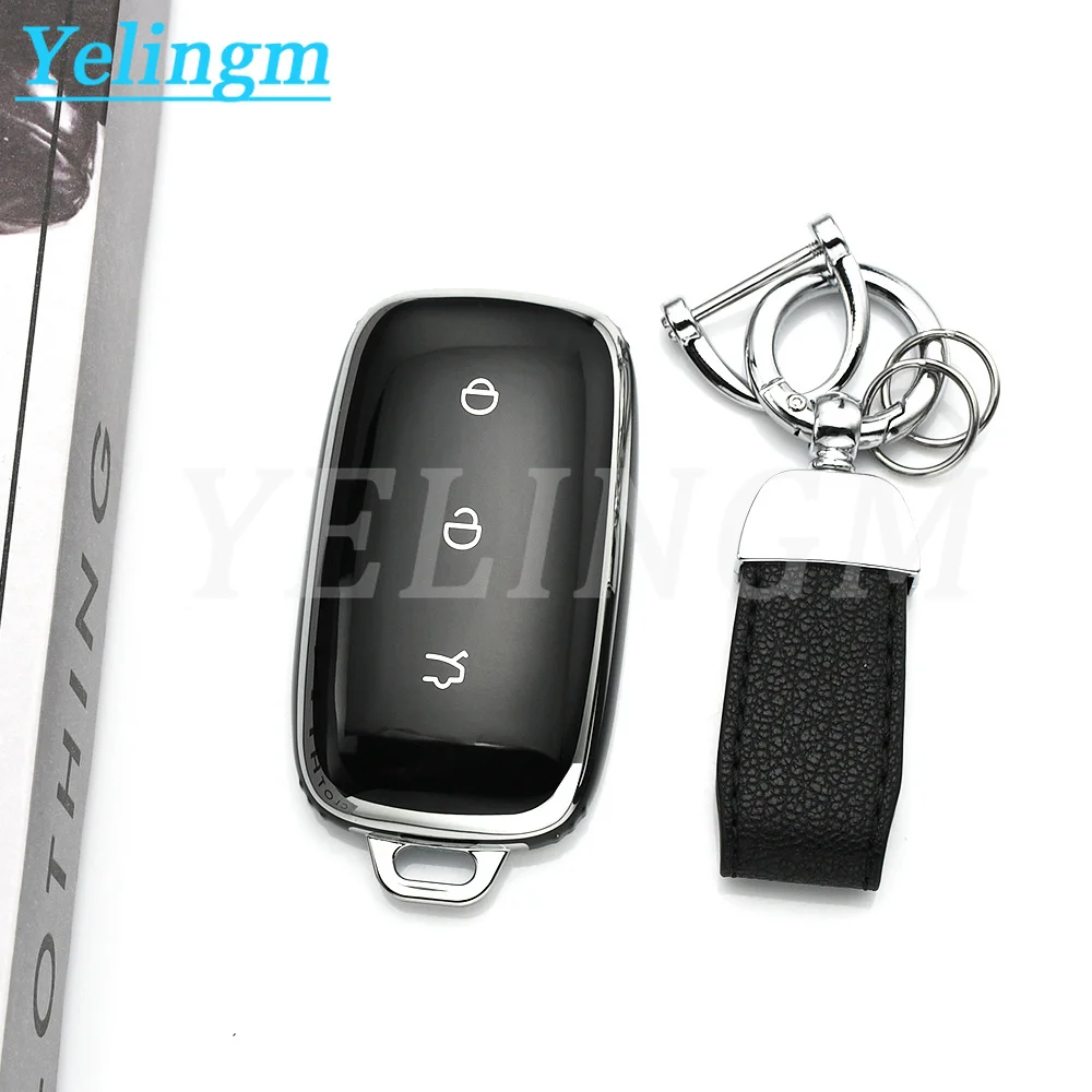 Schlüsselanhänger-Schutzhülle für Geely Galaxy EX5 E5 EMI Proton E.MAS 7 5 E8 Starry 8 Cityray L6 L7 TPU Autoschlüssel-Zubehör