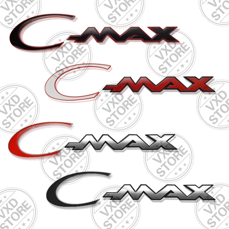 

Car Auto Rear Trunk Alphabet Emblem Styling Stickers For Ford C Max Lettering Car 3D Metal Letters Logo Badge Decals Sticker