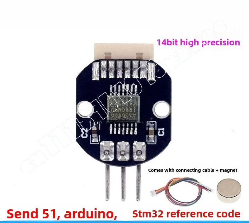 AS5048A Magnetic Encoder Module PWM/SPI Interface Brushless Motor Code Disk Original New Send Program Routine