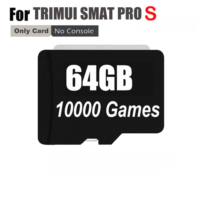 256G SD-Karte für Trimui Smart Pro S Handheld-Spielkonsole 4,96'' IPS-Bildschirm Linux TRIMUI TG5050 TF-Spielkarte 64G 128G