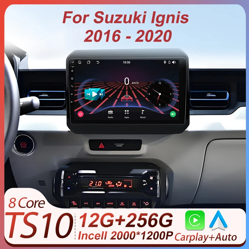 

Stereo Head Unit Android For Suzuki Ignis 2016 - 2020 GPS Navigation Intelligent System Carplay 8 Core RDS 5G Autoradio 8 Core