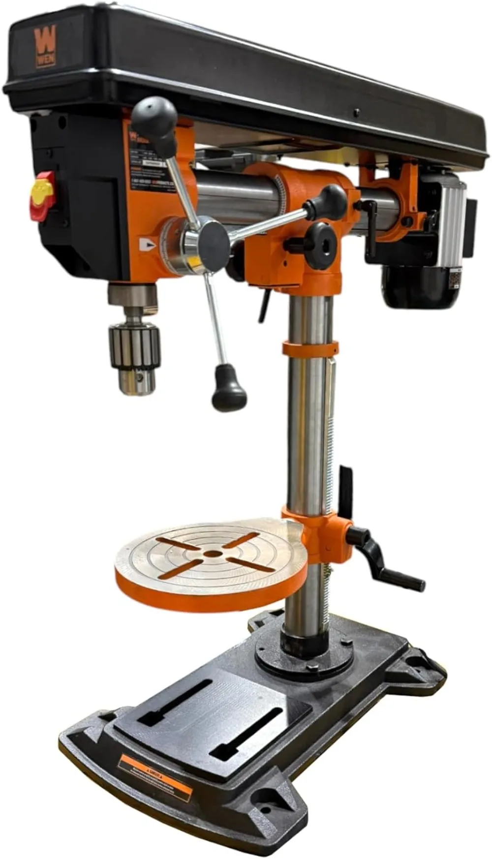 

6.2-Amp 33-Inch Radial Arm Drill Press, Benchtop with 5 Speeds & Cast-Iron Construction