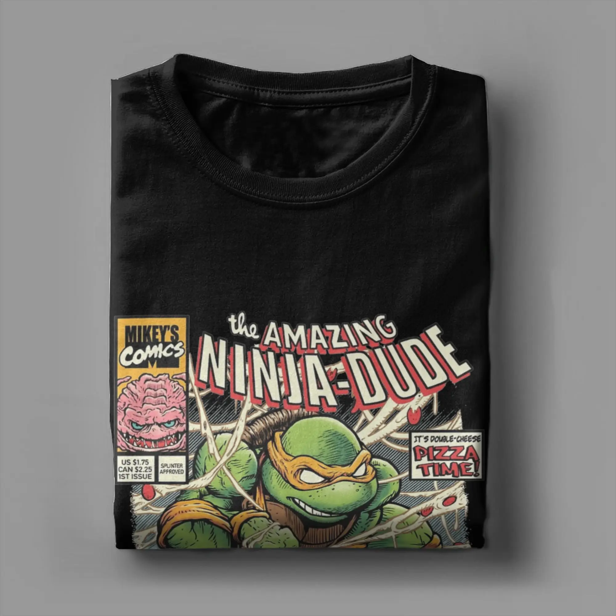 Amazing Is Ninja Turtles The Most Trending Thing Now T-Shirts Men Pure Cotton T Shirts  Short Sleeve Tee Shirt Printed Clothes - view 4