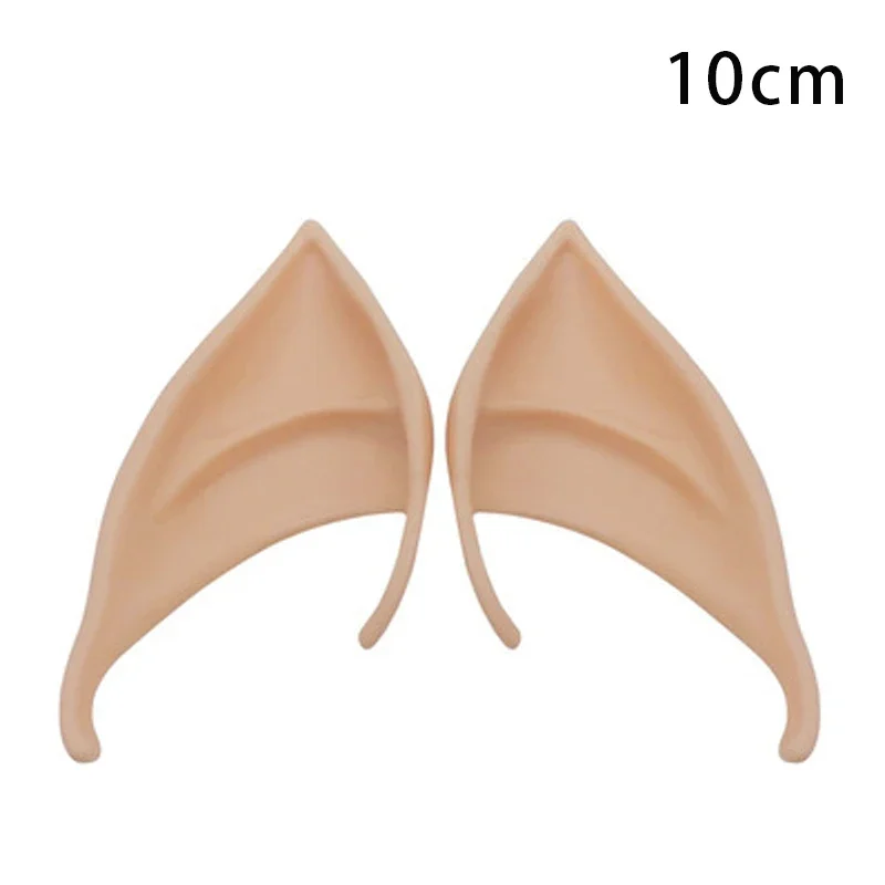 2 Pares De Orejas De Elfo De Silicona Suave | Tallas 10 Y 12 Cm Para Adultos Y Niños | Accesorio Para Halloween Y Cosplay