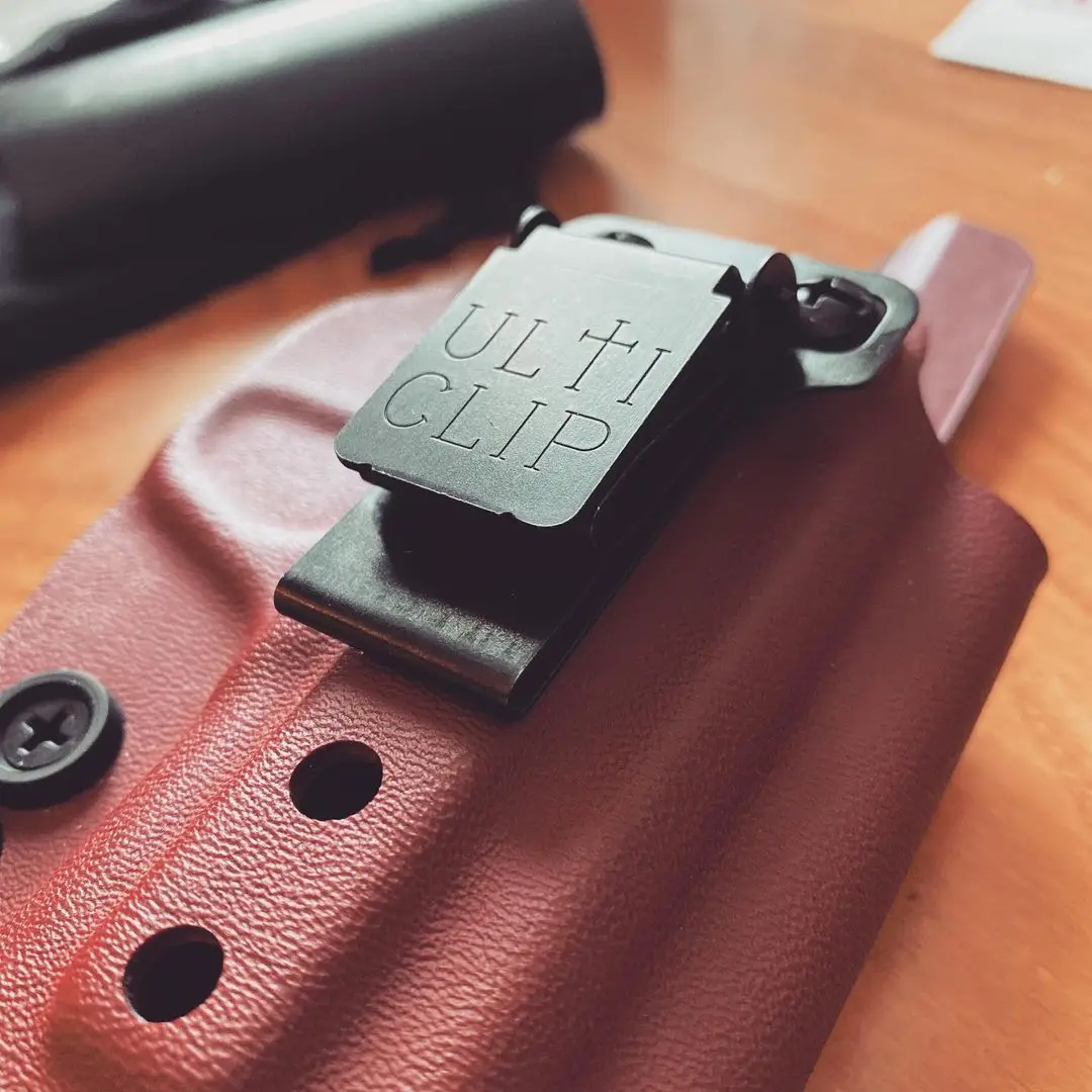 Ulticlip Bainha Cintura Clipe Bainha Peças para Faca e Holsters Cinto Clipe Loop com Parafuso se Encaixa Aplicações Ferramenta Parte