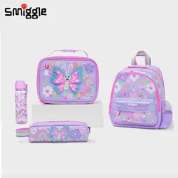 Zaino australiano autentico Smiggle, cancelleria per studenti, zaino per bambini, scatola da pranzo quadrata, astuccio per matite, bollitore, regalo per studenti