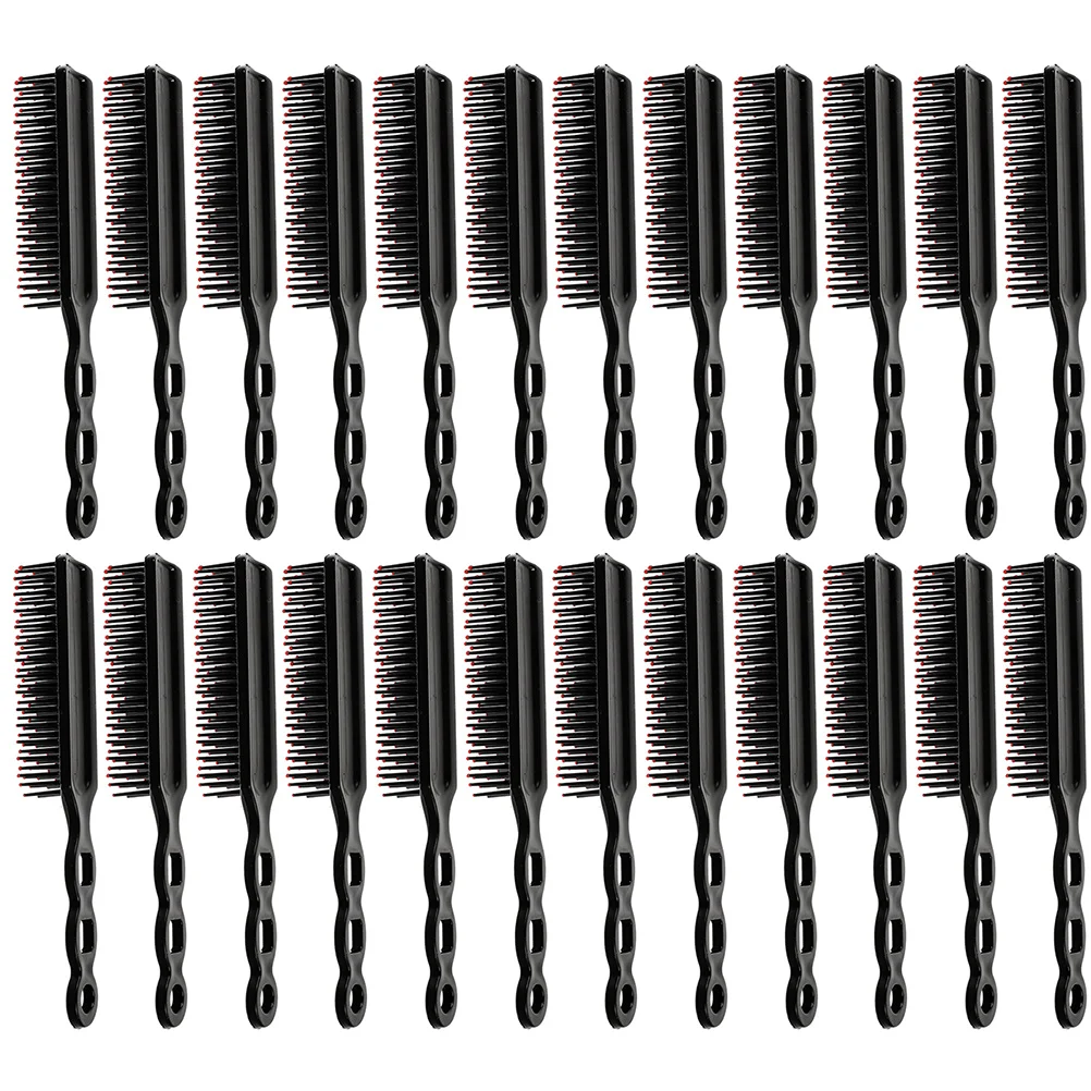 Peine de masaje para el cabello para mujer, cepillo antiestático para desenredar, herramienta cómoda para el cuidado del cuero cabelludo, para viajes, uso en salón en casa, 24 Uds.