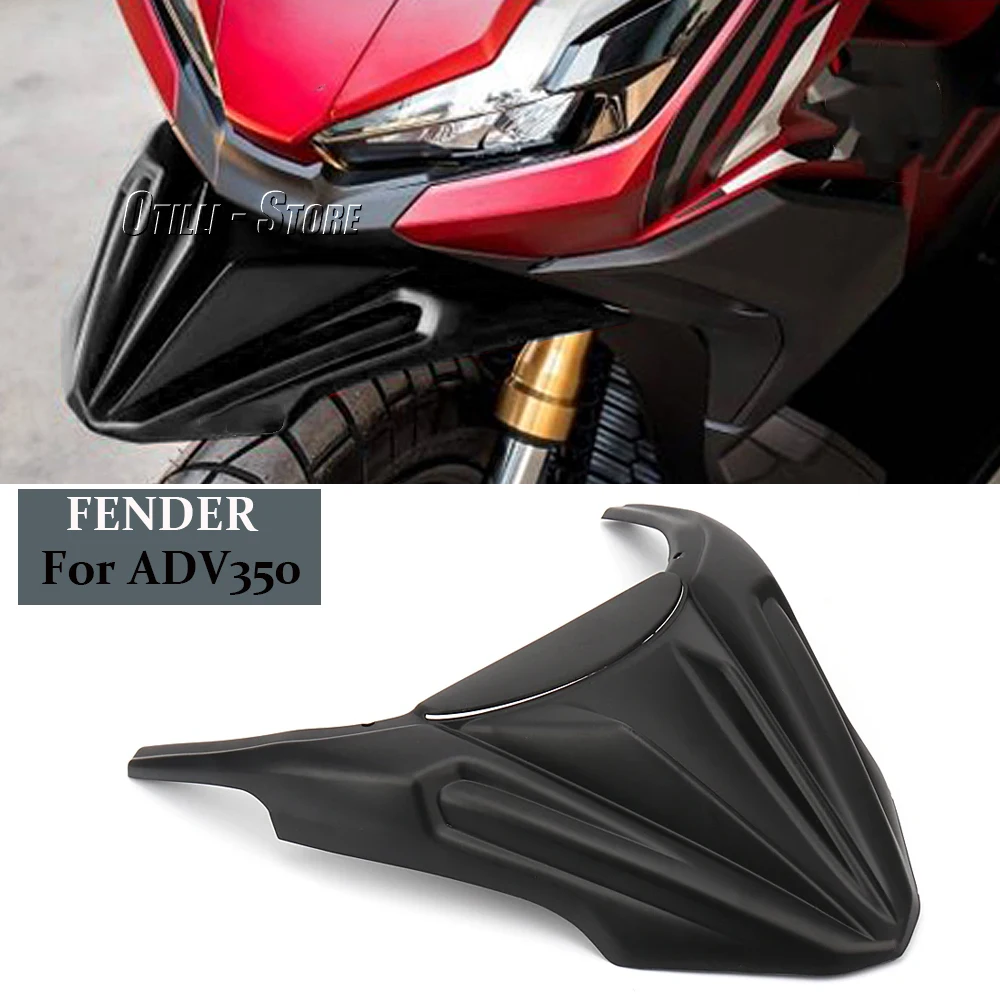 New Motorcycle ADV 350 2022 2023 Beak Nose Cone Extension Cover Black Front Wheel Fender For HONDA ADV350 Adv350 adv350