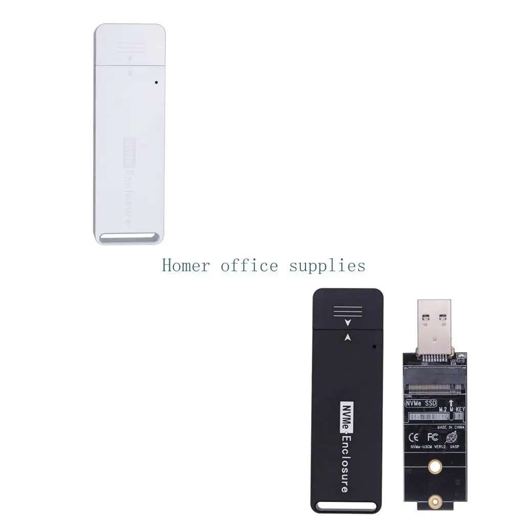 

K43B SSD for Case Enclosure for M.2 NVME to USB 3.1 Type A SSD PCIe for M.2 NGFF Hard Disk for Case Box for So