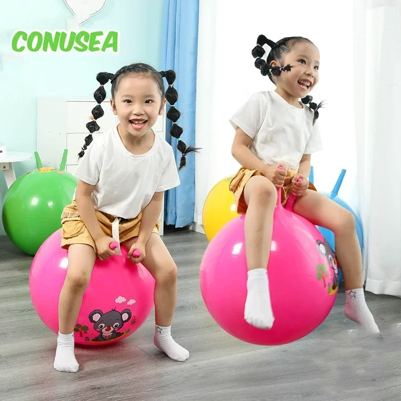Giocattoli gonfiabili per bambini palline di corno di pecora palle di salto giocattoli gonfiabili per attrezzature sportive di allenamento sensoriale elastico per bambini
