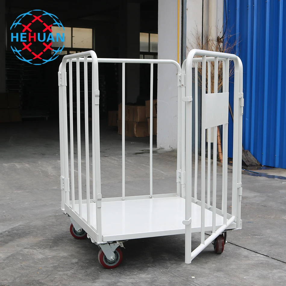 Wholesale Folding Roll Cage Trolley Logistics Transport Cargo Roll Cart