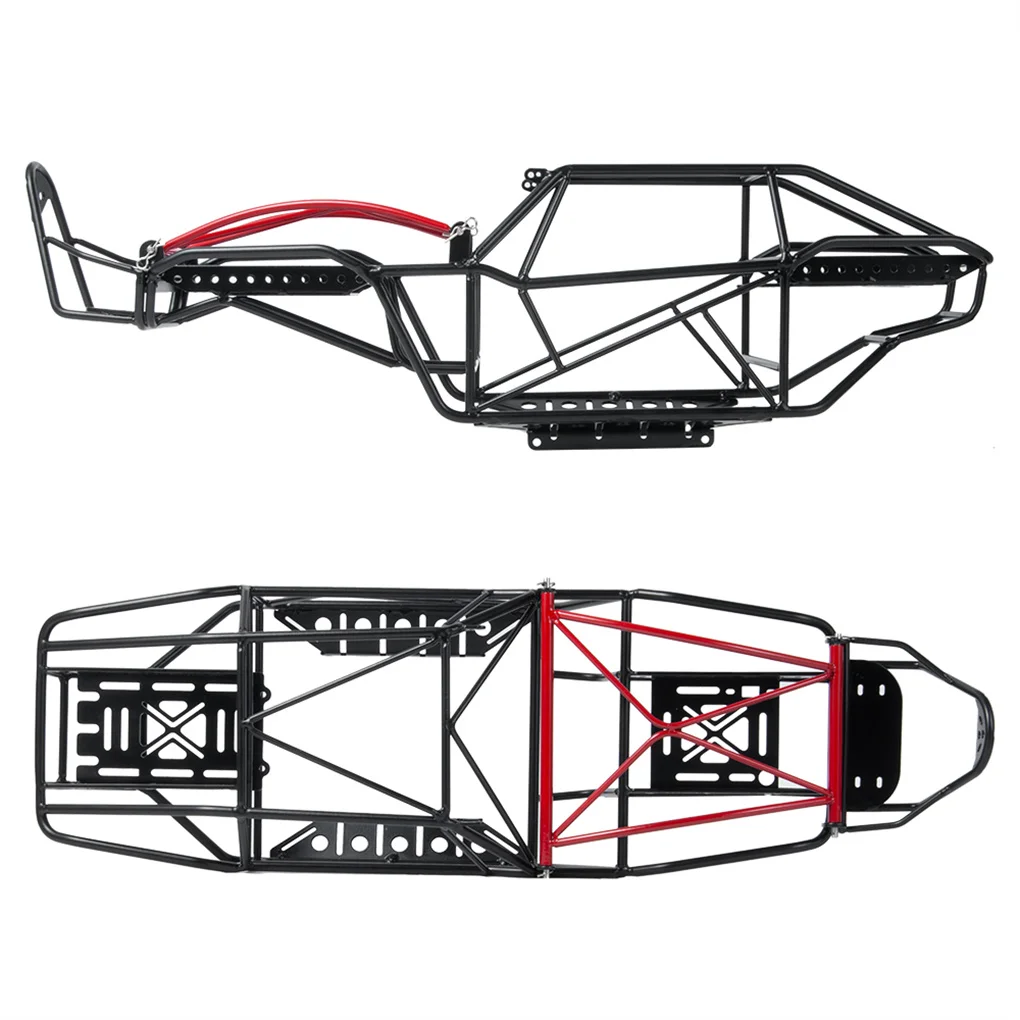 RCGOFOLLOW Steel Chassis Roll Cage Frame Body for Axial AXI03004 Capra 1/10 RC Climbing Car Model Upgrades Parts Accessories