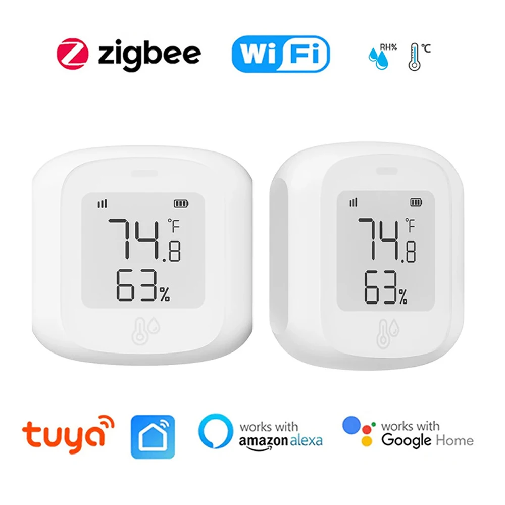 Doodle Smart Wifi مستشعر درجة الحرارة والرطوبة اللاسلكي، كاشف الربط الذكي، حماية أتمتة البناء عن بعد