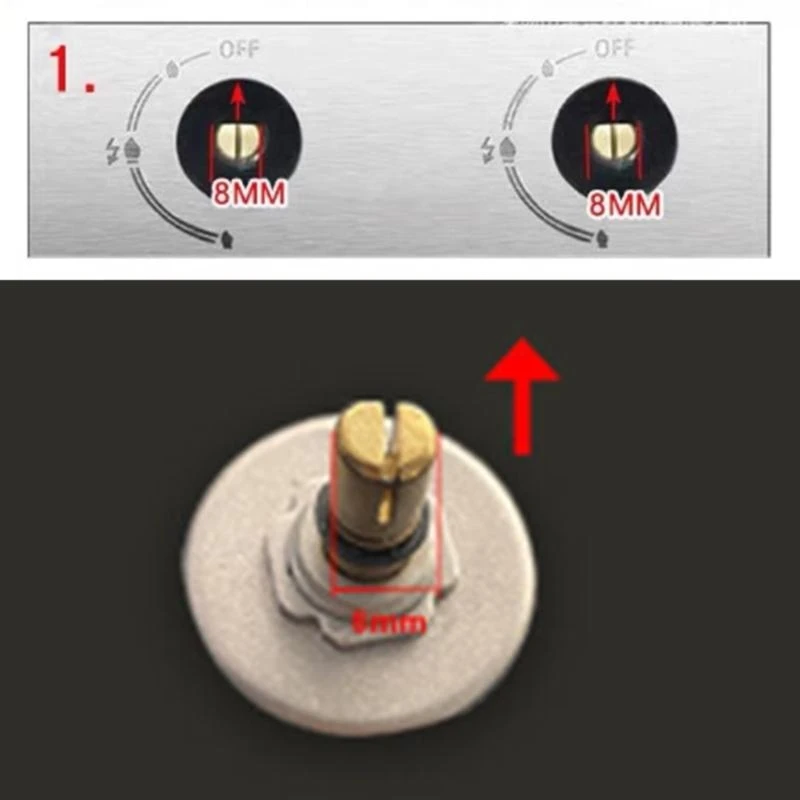  4Pcs Gas Stove Cooker Knob Adaptors Oven Rotary Switches Burners Control Knob - view 3