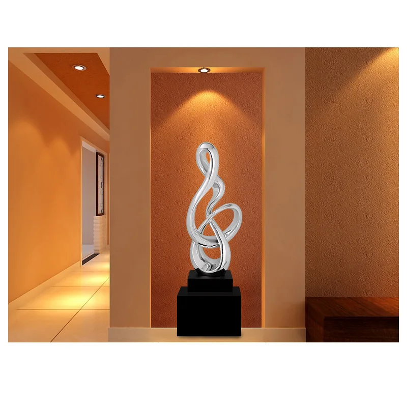 Modern abstract sculpture decoration Hotel Club Sales Office home living room lobby decoration creative soft decoration