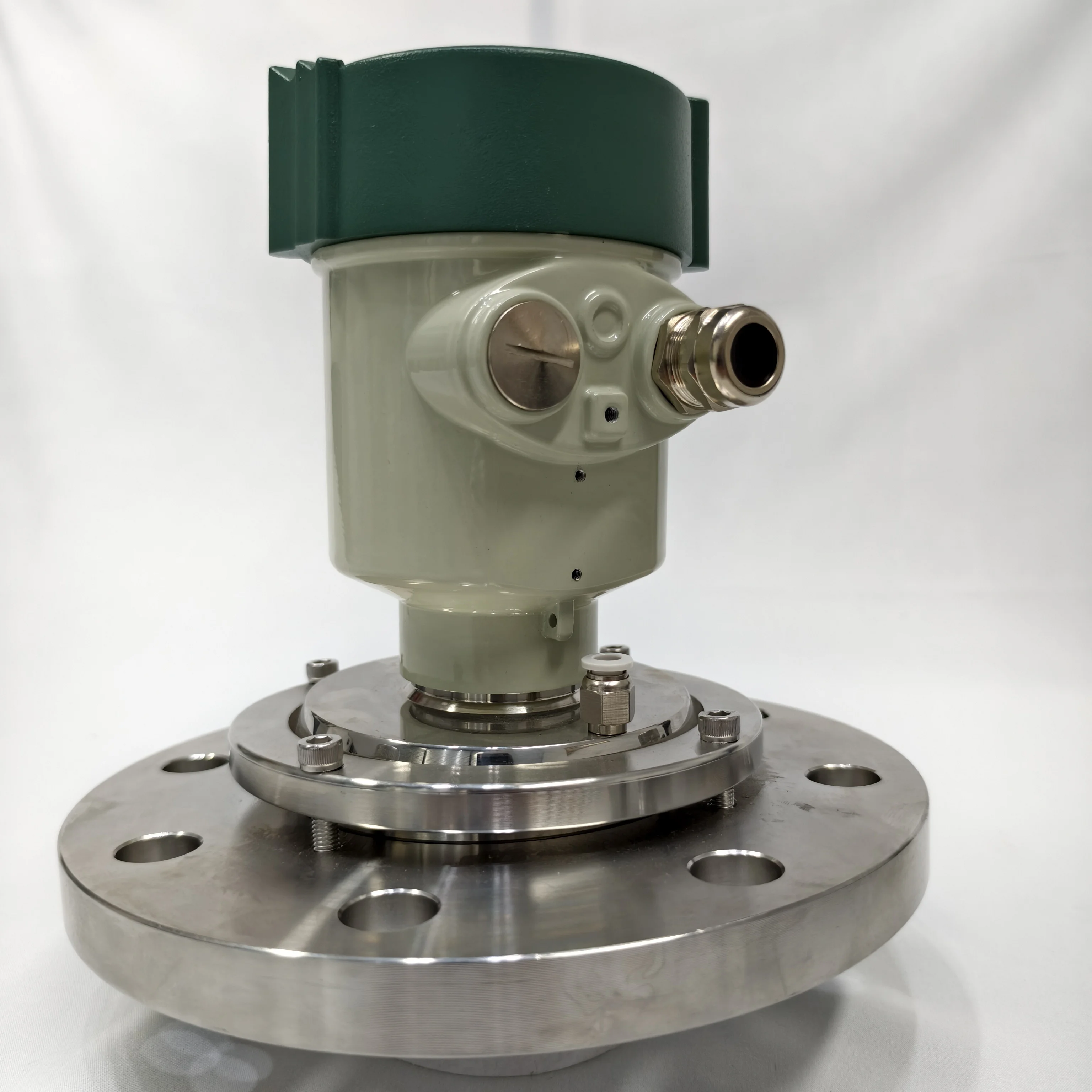 أداة DN100 4 "NPT جهاز إرسال مستوى الرادار مع أنبوب نفخ متعدد الأبعاد لتكثيف بخار الطاقة #2