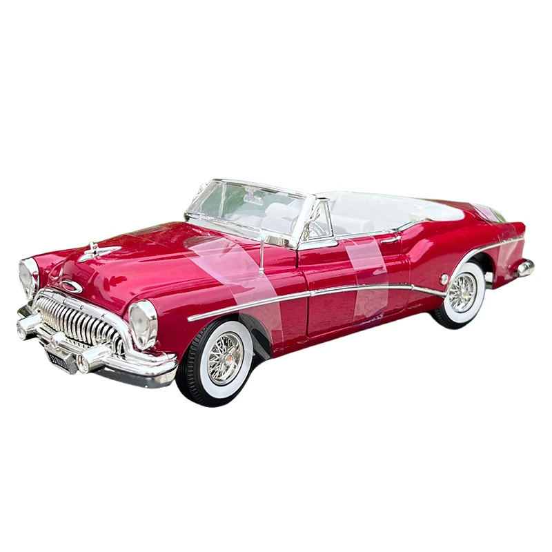 1/18 1953 Buick roadmaster slyark classic car alloy simulation model children's collection of decorative toys, gifts for friends