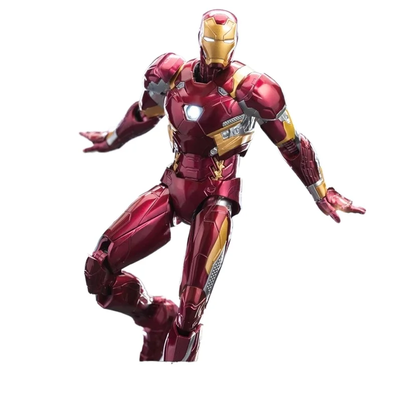 Neue Original Fondjoy Anime Figur Iron Man Mk46 Modellbausatz 1/12 Infinity Saga Ironman Mark 46 Montage Abs Gemeinsame bewegliche Spielzeuge