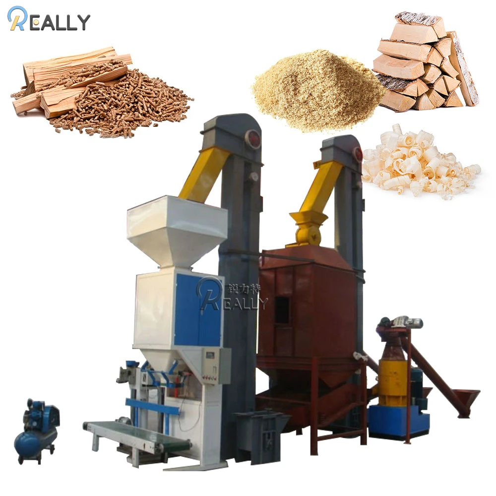 Wood Pellet Machine Energy Saving Production Line Equipped Pellet Machine