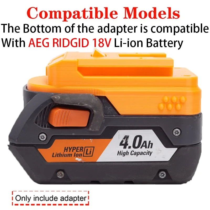 Adaptateur/convertisseur de batterie pour Bosch 18V, accessoires pour outils électriques Eddie ion, convertisseur vers AEG RIDGID 18V