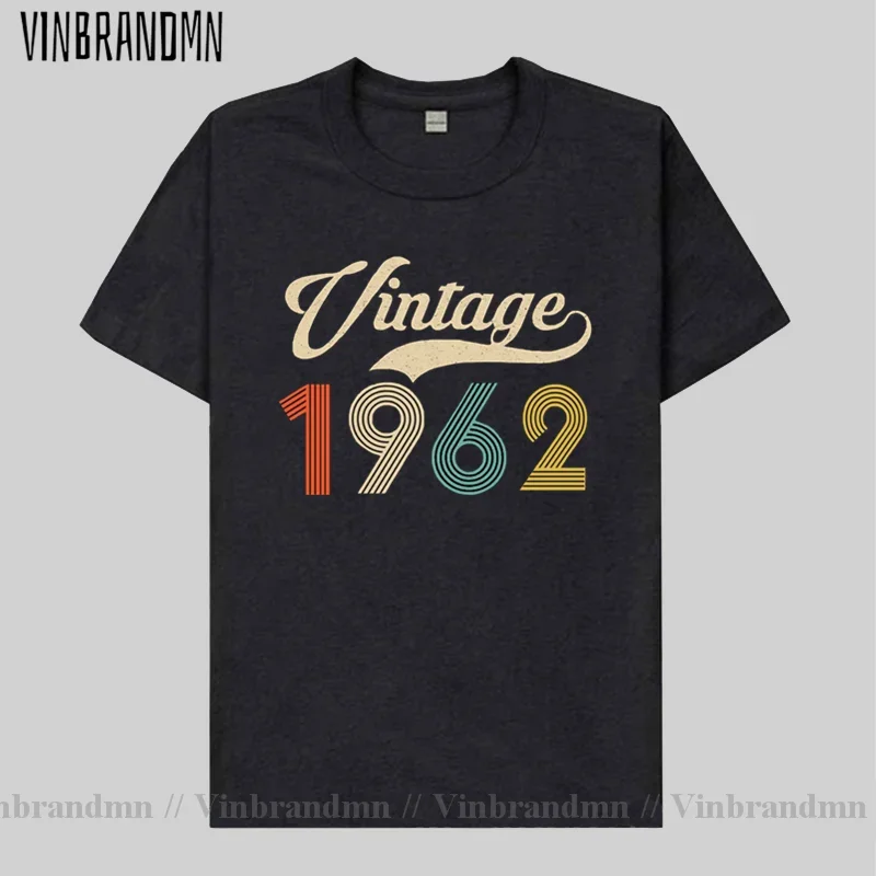 Camisa Vintage 1962 T shirts Retro 59th Birthday Father's day gift Idea Tee made in 1962 Classic 59 Years Old Born 1962 T-shirts