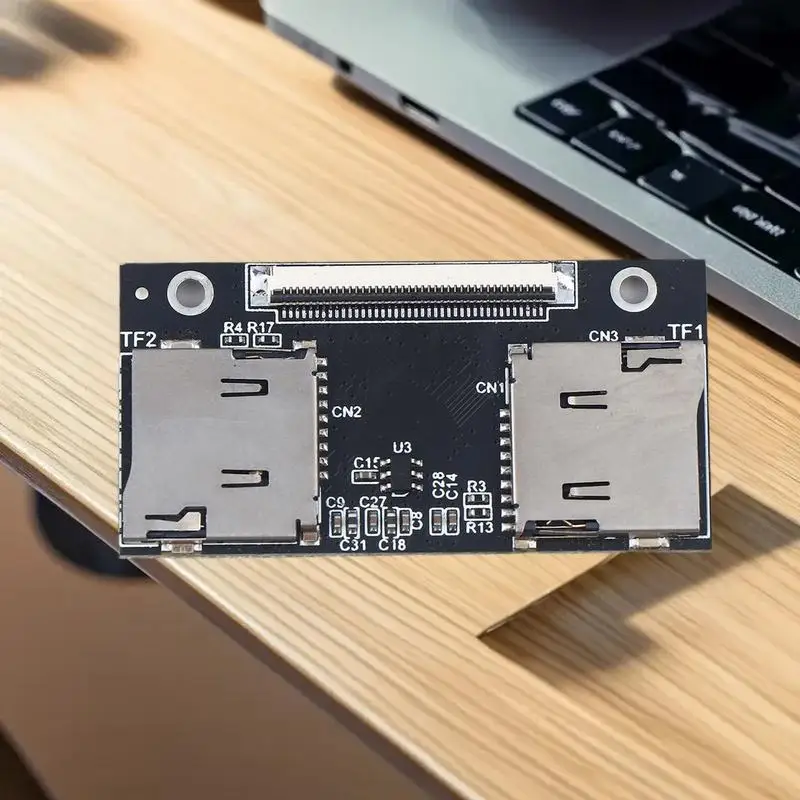 New Dual TF Card Memory Card To CE Interface Connection Card Expansion Card For Computer Industrial Control Machine VCR NAS view 3
