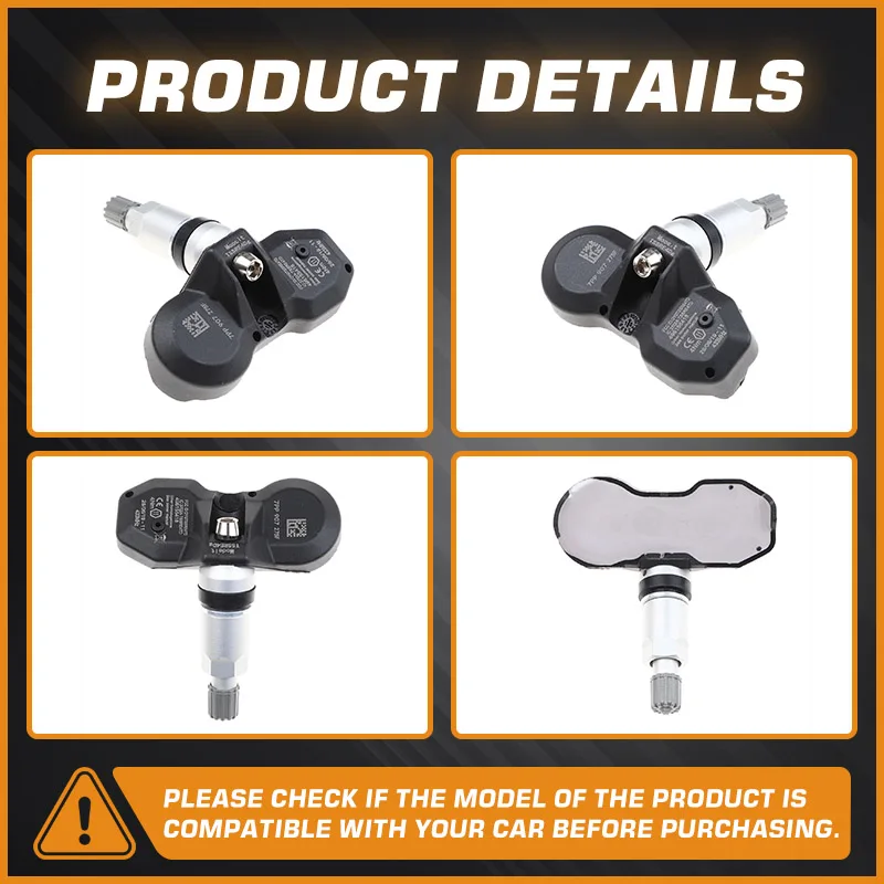 TPMS Tire Pressure Sensor For Porsche Cayenne 955 957 958 2006-2014 911 997 991 2008-2016 Panamera 970 2009-2013 Replacement