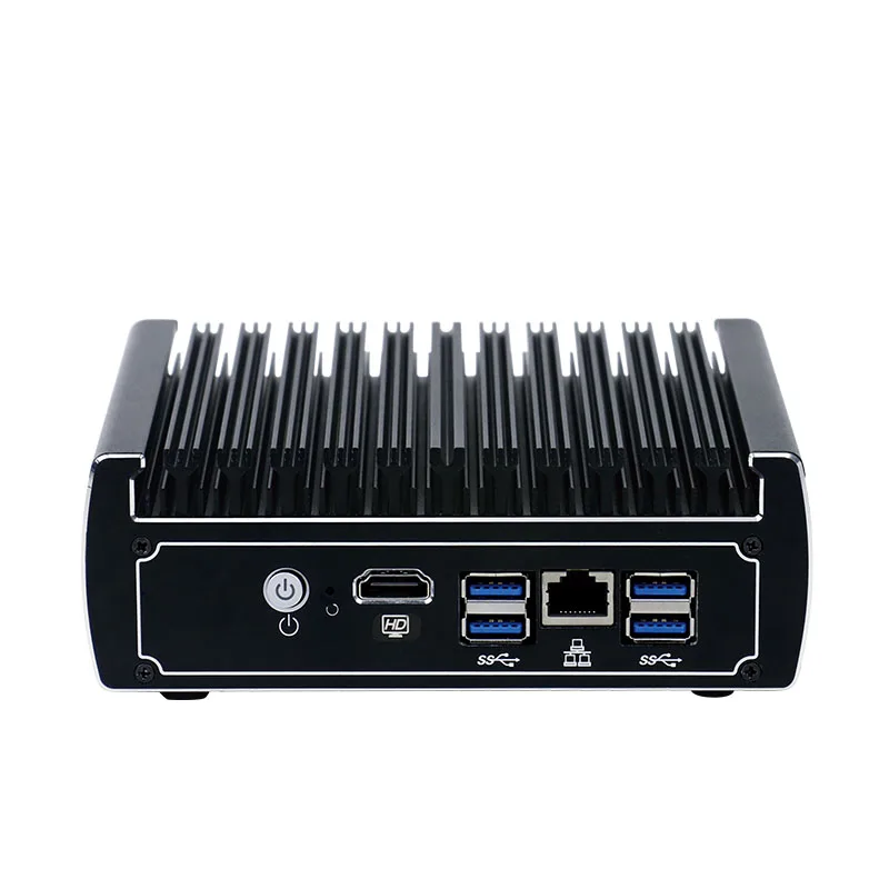 Professional Design Core I3 8130U Fanless Mini PC Server DDR4 USB3.0 VPN Router 6  LAN Industrial Business