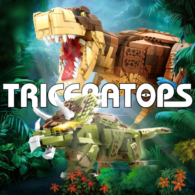 MOC Jurassic Serie Spinosaurus Tyrannosaurus Rex Bausteine Set Dinosaurier Velociraptor Idee Spielzeug Für Kinder Geburtstag Geschenk