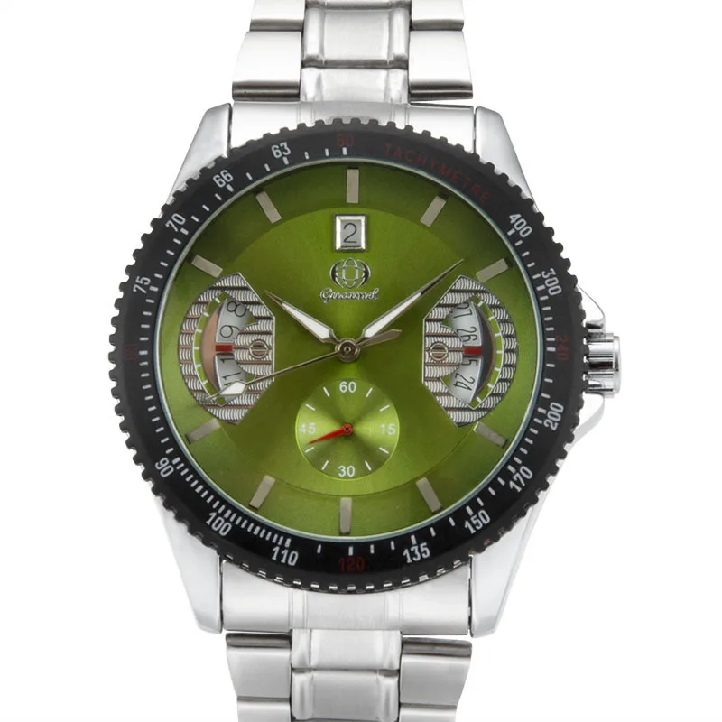 KL20 ساعة يد رجالية عصرية جديدة كاجوال للأعمال من الخلف ساعة ميكانيكية أوتوماتيكية شفافة هدية رائعة على مدار الساعة