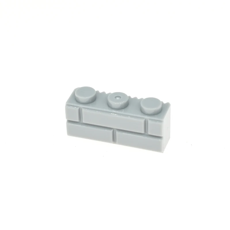 DIY Building Blocks Wall Figures Brick Modified 1x3 Dots with Masonry Profile MOC City Construction Toys Compatible 3622