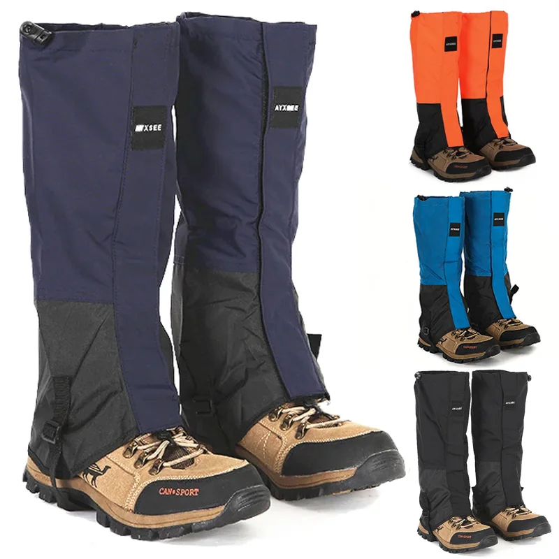 Polainas Impermeables Duraderas para Senderismo, Caza, Camping, Escalada, Botas, Cubrepiernas, Calentadores de Piernas para Nieve, Esquí y Actividades al Aire Libre en Invierno