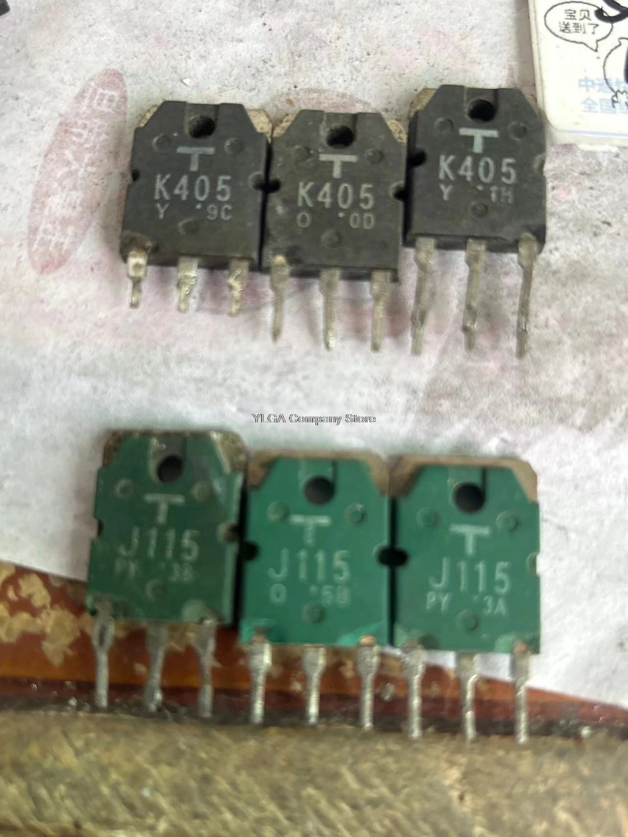 Original imported K405 J115 2SK405 2SJ115 audio amplifier pairing tube          1PCS -1lot