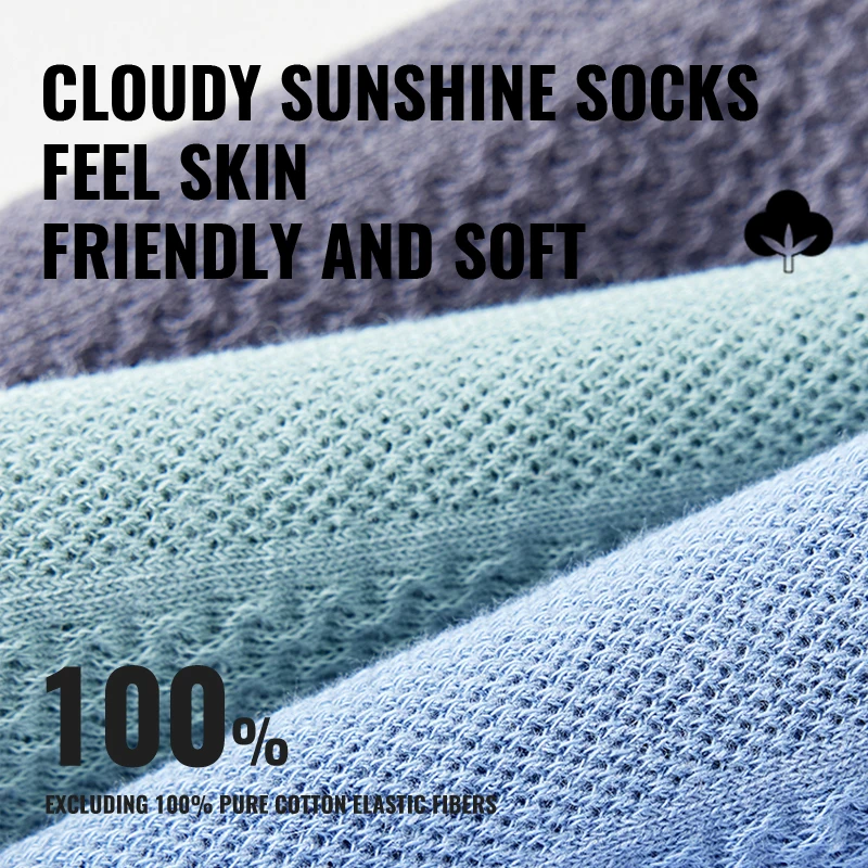 MiiOW 100% Cotton Short Socks Men Antibacterial Anti Sweat Crew Ankle Socks Anti Odor Deodorant Breathable Boat Sock Business