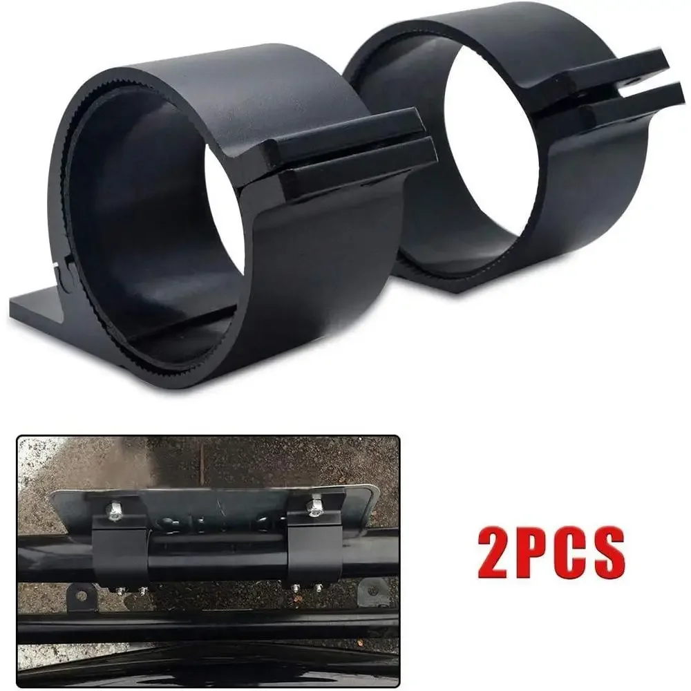 

2X светодиодный рулон, кронштейн для крепления на клетку Bull, зажимы, держатель светодиодного светильника на крыше 66 мм-71 мм 76 мм-81 мм для внедорожной работы, дальнего света