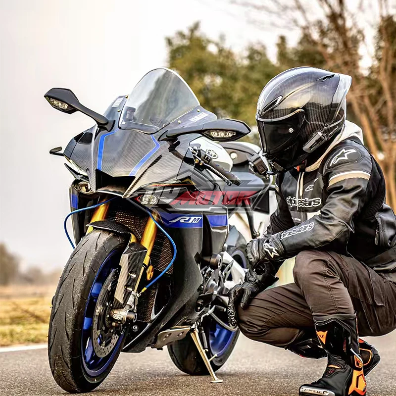 

For Yamaha YZF R1 R1M 2015-2024 2022 2023 /YZF R6 2017-2022 New Motorcycle Style Side Mirrors With LED Indicators Accessories