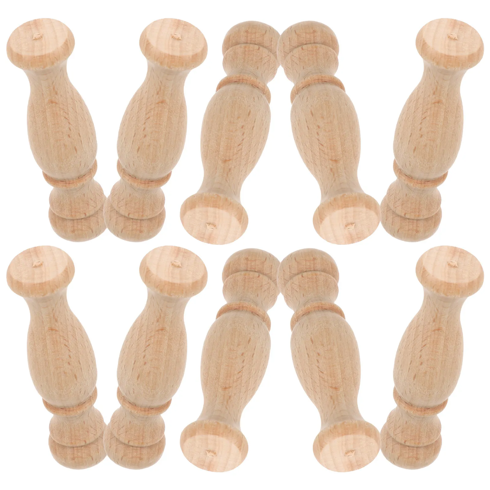 10개 미니어처 로마 기둥 원목 기둥 정원 조경 울타리 난간 계단 난간 장식 기둥 공예품