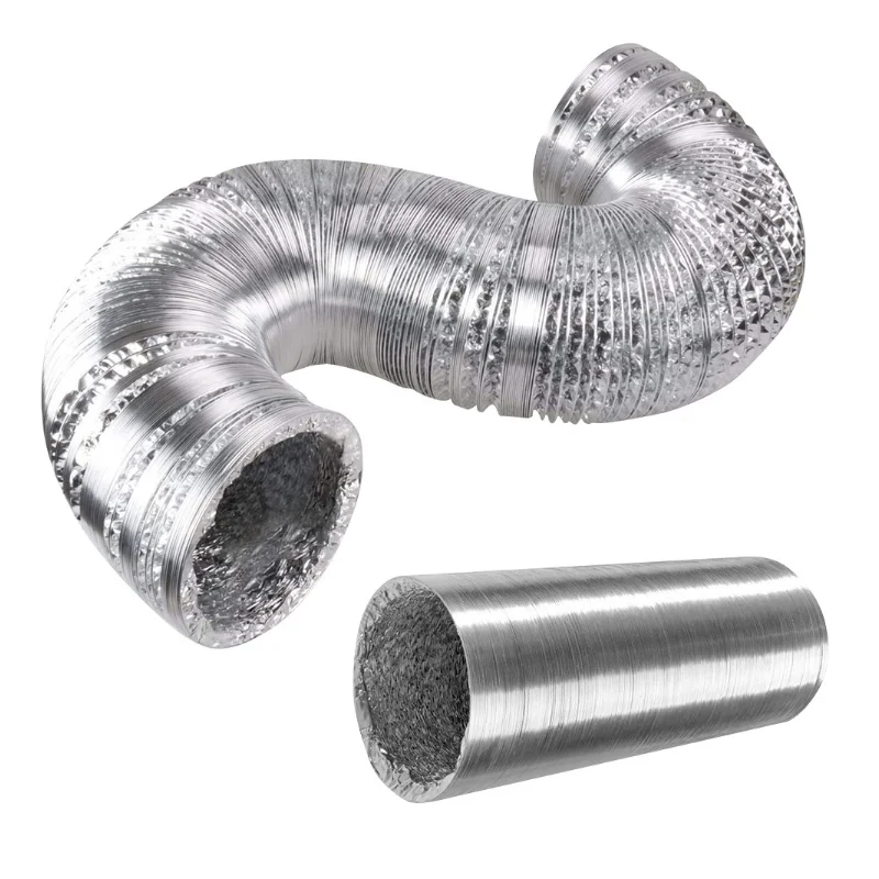 Encrypted Aluminum Foil Ventilation Pipe Scalable Smoke Tube for Kitchen Outlet Bathroom Exhaust and Ventilation Fan Hose