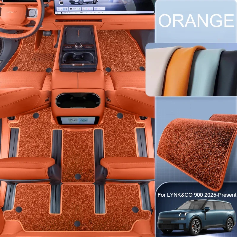 

Custom Nappa Leather Anti-Slip Car Double Layer For LYNK&CO 900 2025-Present Foot Protect Mat Waterproof Floor Pad Accessory