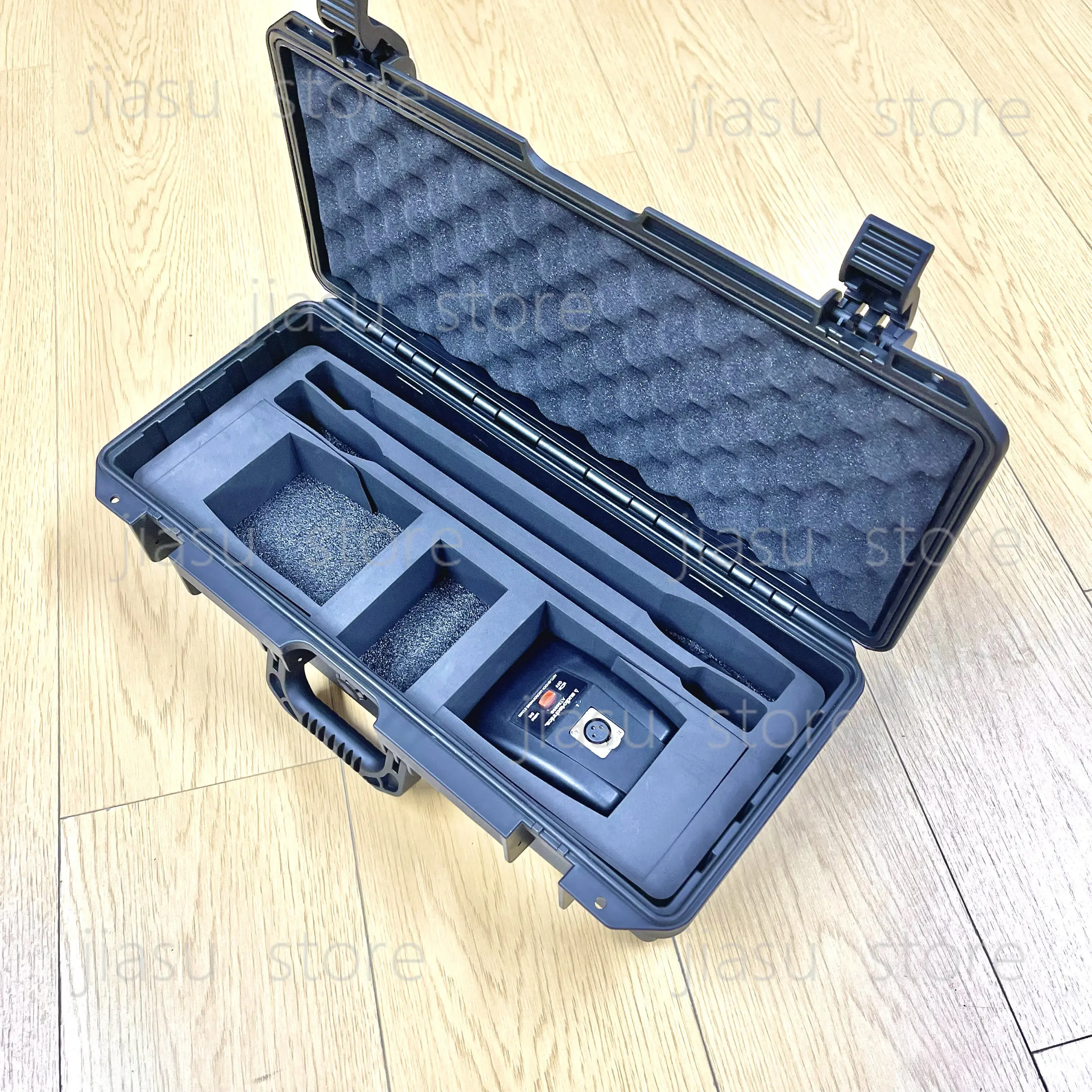 Desktop Conference Microphone Storage Flight Case, Protective Hard Carry Box for Gooseneck Speech Meeting Mic
