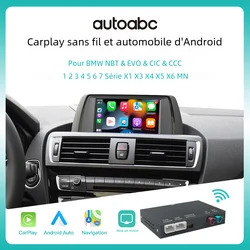 Wireless CarPlay For BMW NBT/CIC/EVO/CCC 1 2 3 4 5 7 Series E70 F10 X1 X3 F25 F26 F48 MINI X4 X5 X6 F56 F15 Android Auto Decoder